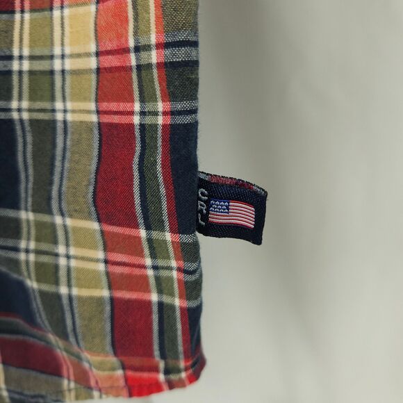Vintage Chaps Ralph Lauren Mens XL Plaid Long Sleeve Button Down Button Up Shirt - Picture 3 of 9